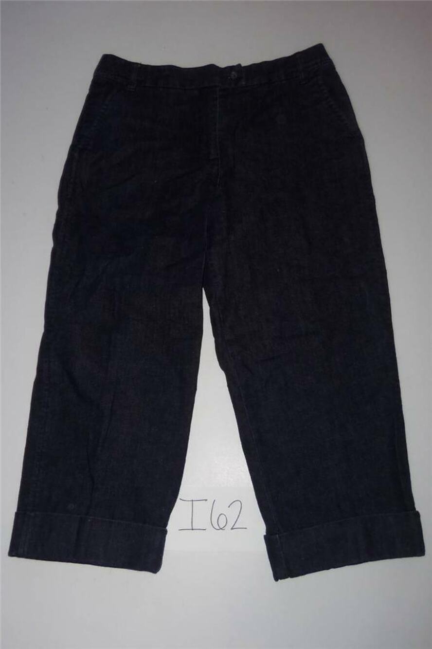 Talbots Petites Blue Jean Capris Size 8 Stretch Womens -1014i62